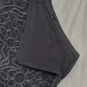 Club Monaco:  size 6 charcoal-black skirt